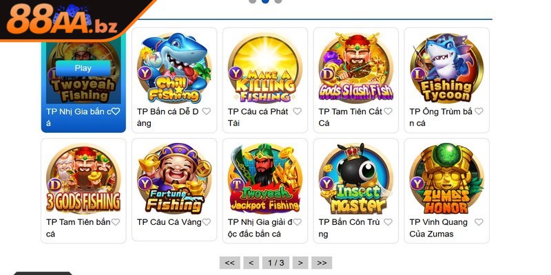 Tổng hợp một số sản phẩm phẩm TP bắn cá hot 